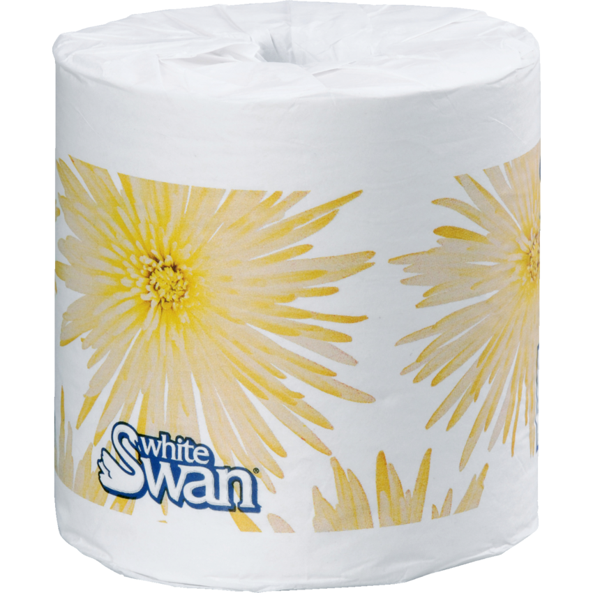 White Swan® Bathroom Tissue 2-ply 429 sheets per roll 48 rolls/ctn