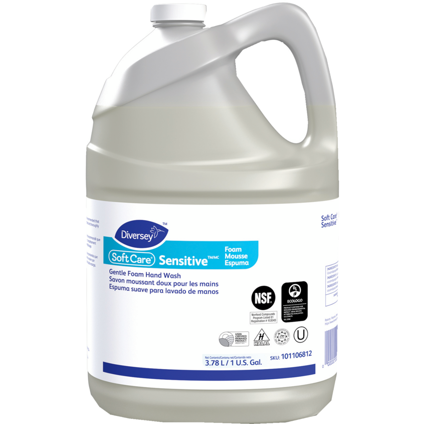 Diversey™ Soft Care Sensitive Foam™ Gentle Foam Hand Wash 3.78 L