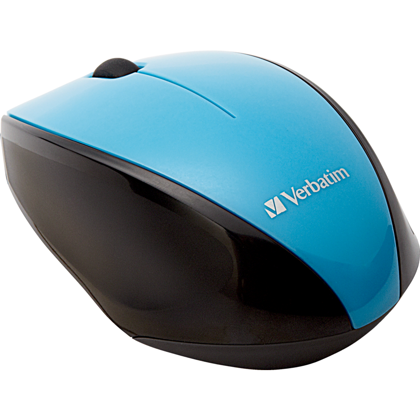 Verbatim® Wireless Notebook Multi-Trac Blue LED Mouse Blue