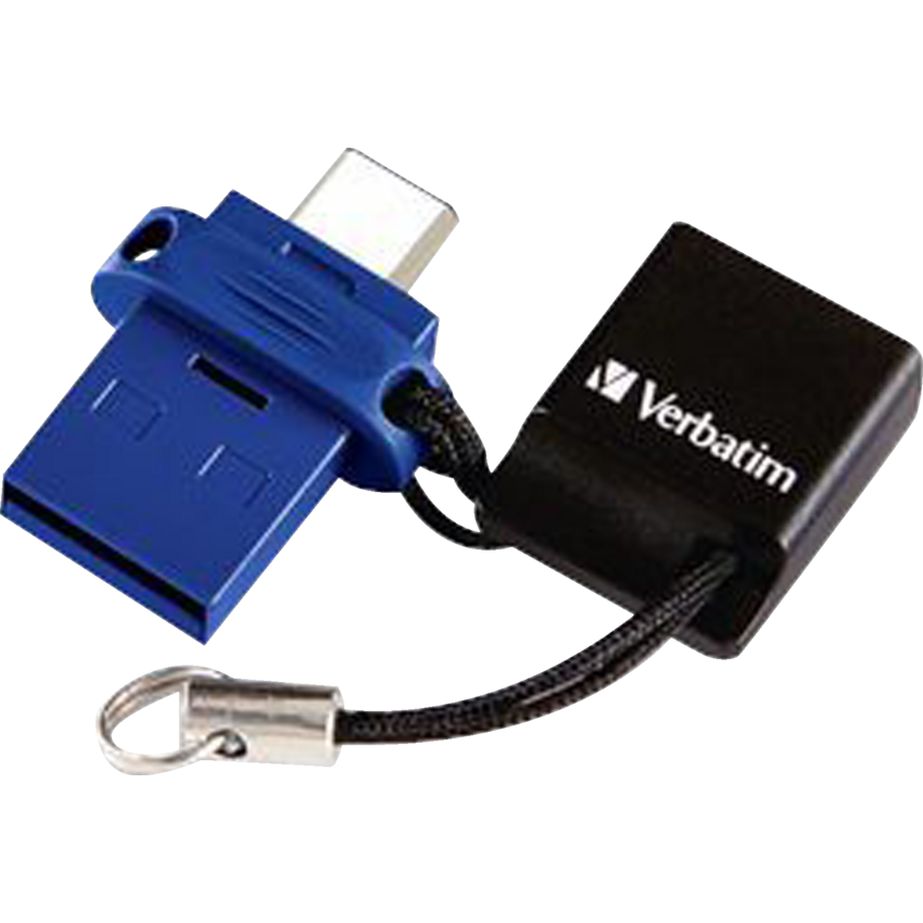 Verbatim® Store 'n' Go Dual USB 2.0 Drives for USB-C Devices 16 GB