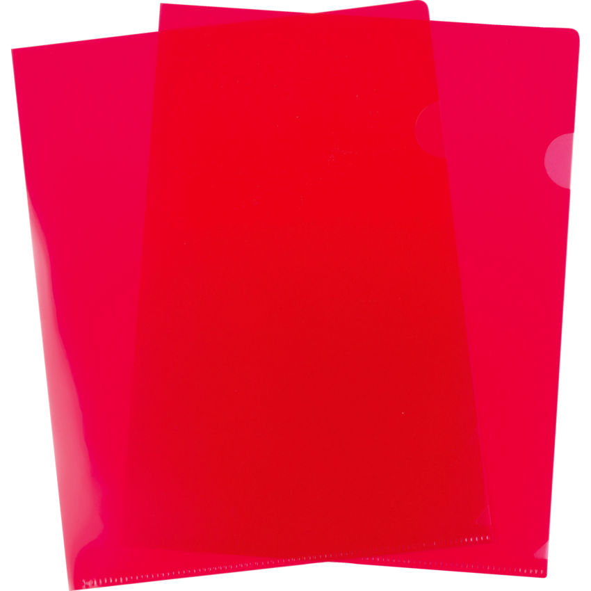 VLB FileMode View Folders 11x8-1/2" Red 10/pkg