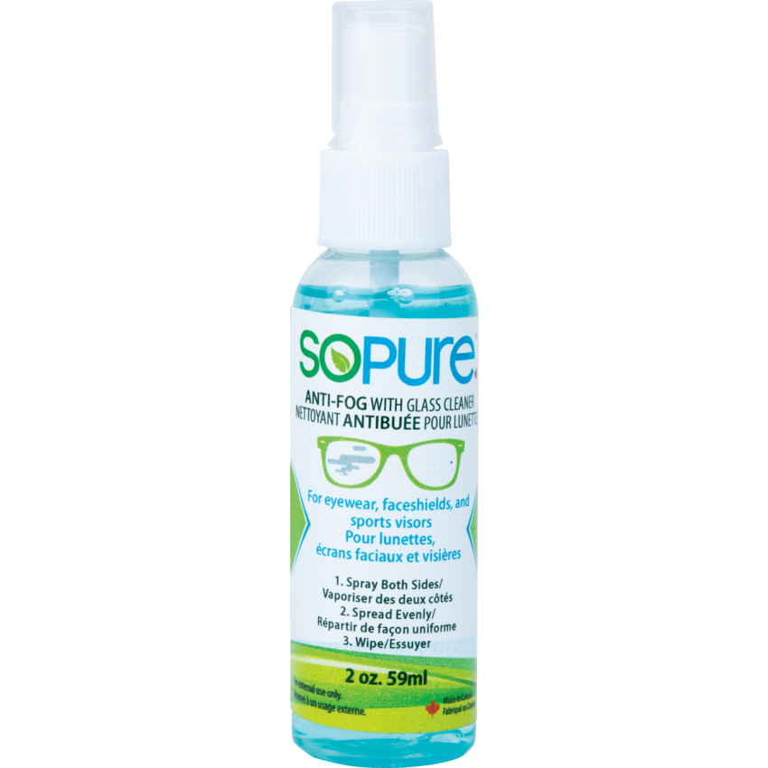 SoPure™ Anti-Fog Glass Cleaner 59 mL