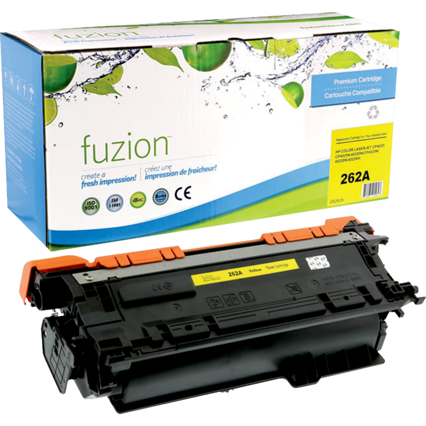 fuzion™ Compatible Laser Cartridges (HP CE262A) Yellow