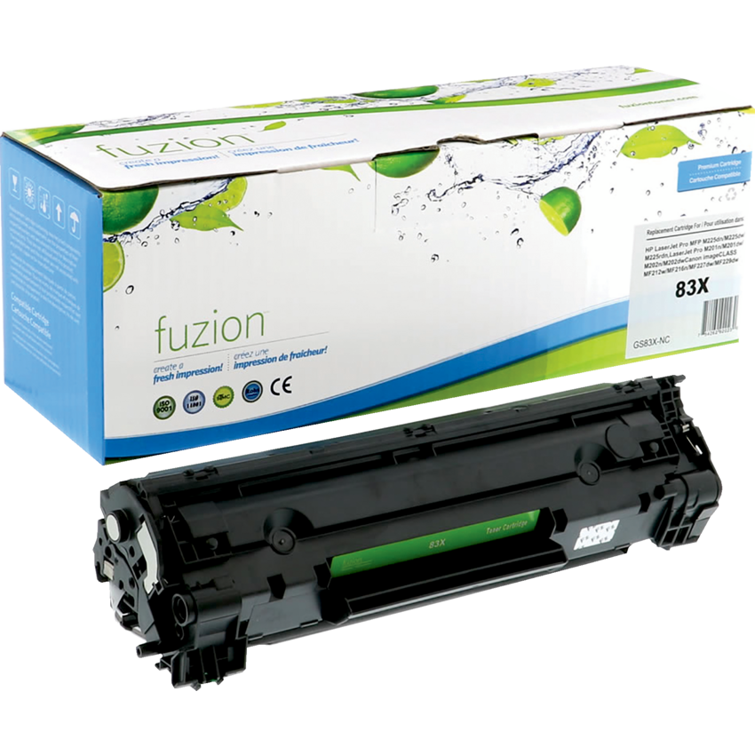 fuzion™ Compatible Laser Cartridges High Yield (HP OEM# 83X) Black