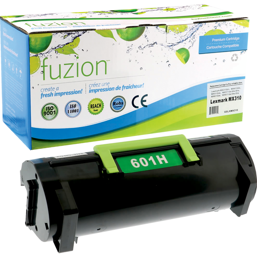 fuzion™ Compatible Laser Cartridges Lexmark (OEM# 60F1H00) Black
