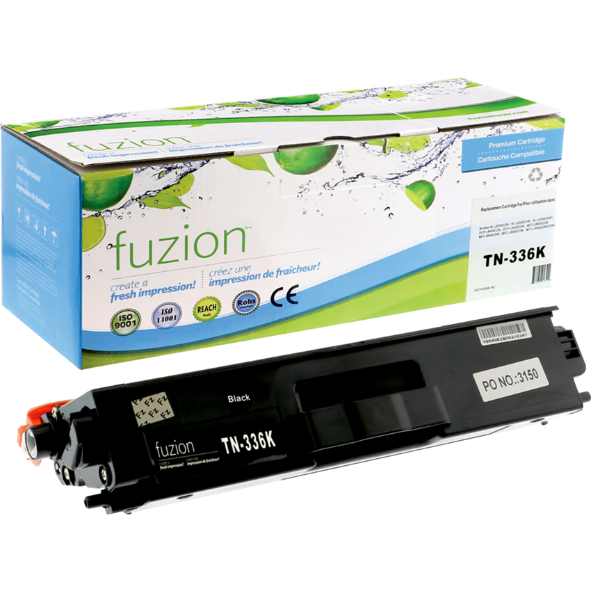fuzion™ Compatible Laser Cartridges (Brother OEM# TN336K) Black