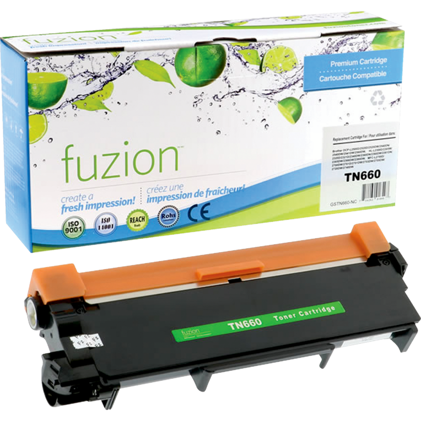 fuzion™ Compatible Laser Cartridges (Brother TN660) Black