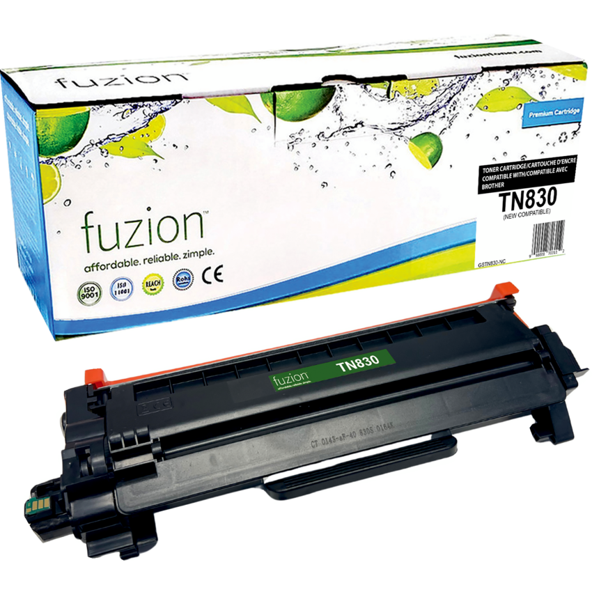 fuzion™ Compatible Laser Cartridge (Brother TN830) Black