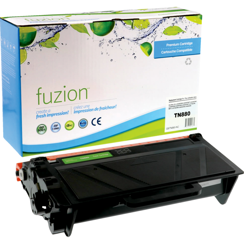 fuzion™ Compatible Laser Cartridge (Brother TN880) Black