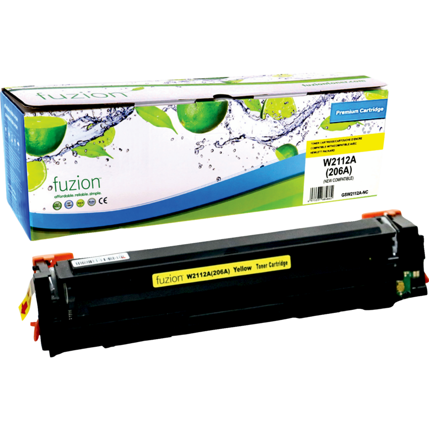 fuzion™ Compatible Laser Cartridges (HP W2112A) Yellow