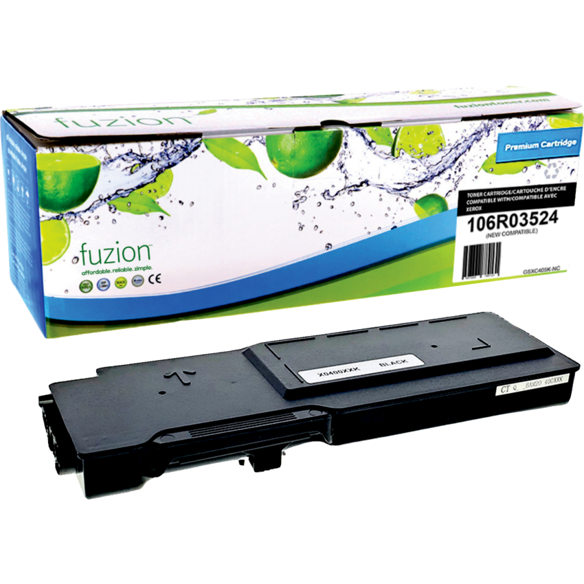 fuzion™ Compatible Laser Cartridges Xerox (OEM# 106R03524) High Yield Black