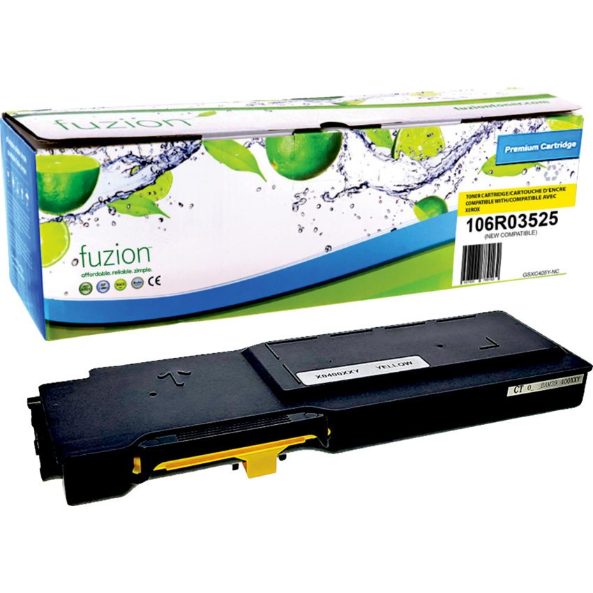 fuzion™ Compatible Laser Cartridge Xerox (OEM# 106R02722) High Yield Yellow