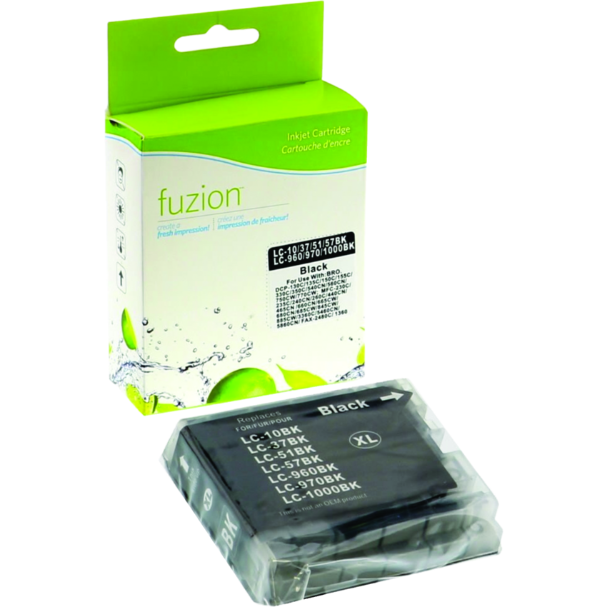 fuzion™ Compatible Inkjet Cartridge (Bro LC51C, LC 51) Black