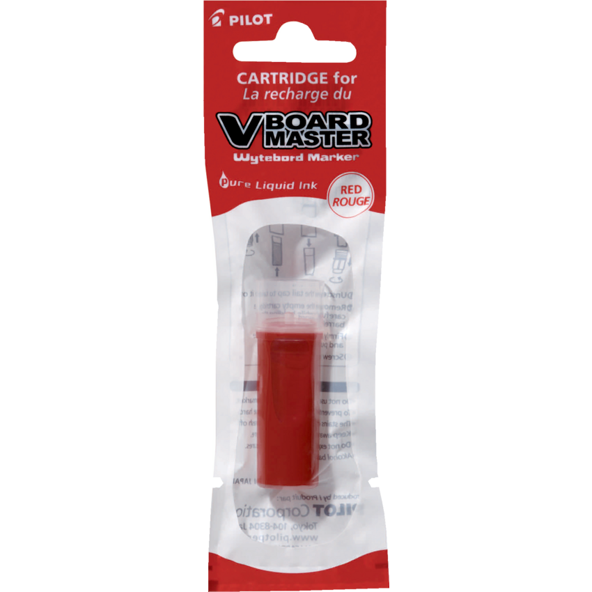 Pilot® BeGreen® V-Board Master Dry Erase Marker Cartridge Red