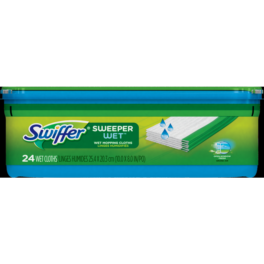 Swiffer® Sweeper Refills Wet Cloths 24/pkg