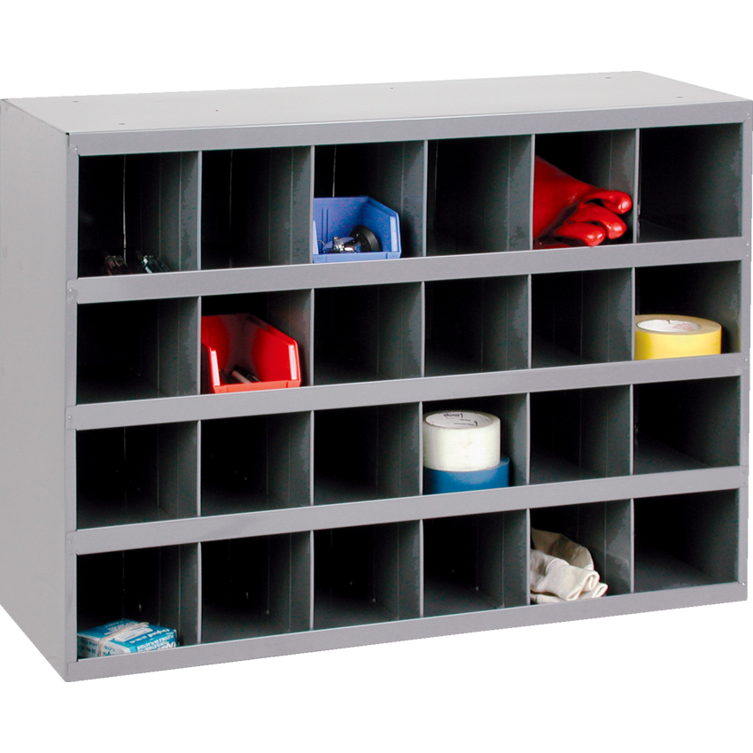 Durham MFG® Storage Bin Cabinet 24 Bin 33-3/4"W x 12"D x 23-7/8"H Grey