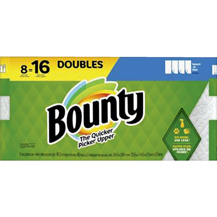 Bounty Select-a-Size Paper Towels 90 Sheets 8/pkg