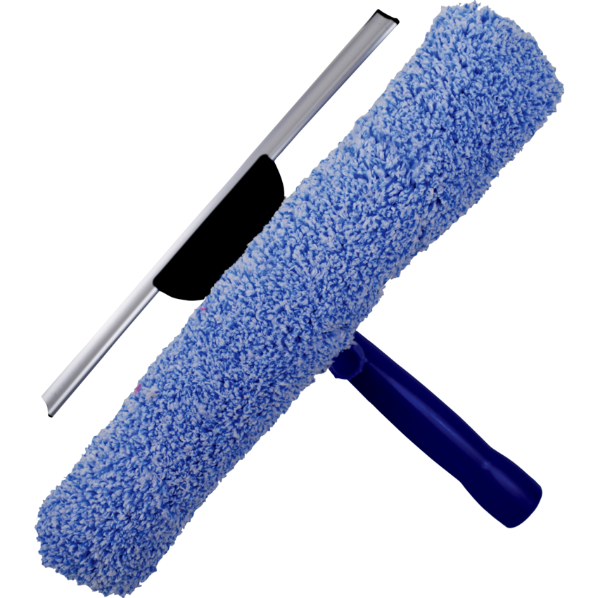 Globe™ Double Sided Window Squeegee and Washing Sleeve 12"