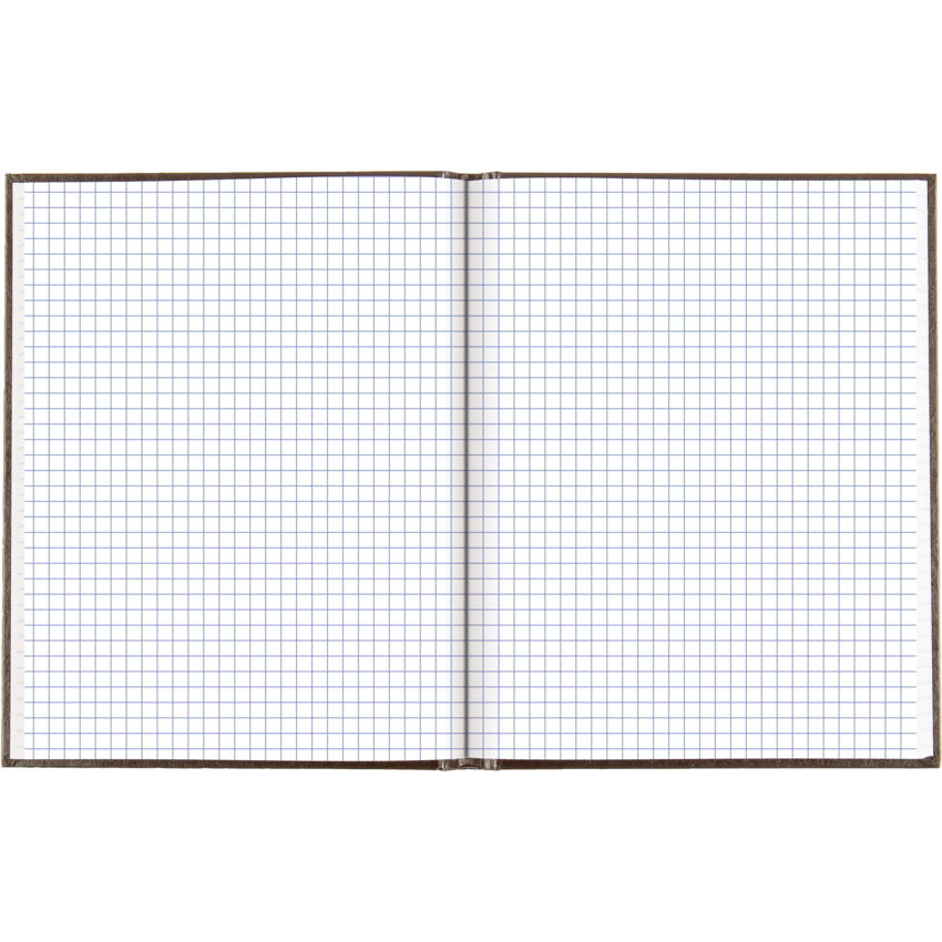 Blueline® Hard Cover Perfect Bound Notebook 9-1/4x7-1/4" 192pgs Quad Black